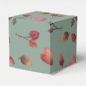 Persoonlijke herfstgunstdoos bedankdoosjes (Achterkant)