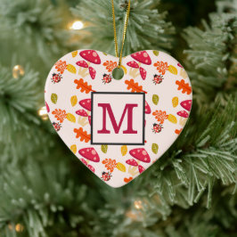Persoonlijke herfstversiering keramisch ornament