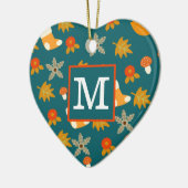 Persoonlijke herfstversiering keramisch ornament (Links)