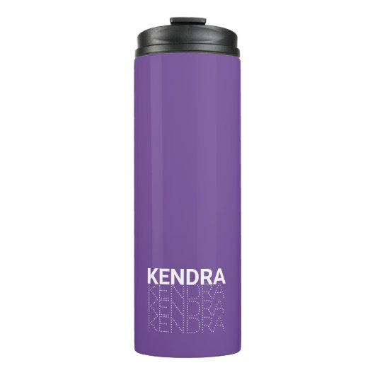 Persoonlijke herhaalde benaming Thermal Tumbler Thermosbeker (Voorkant)