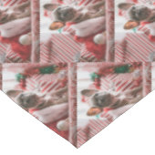 Persoonlijke herhaalde foto tafelkleed (Gekanteld)