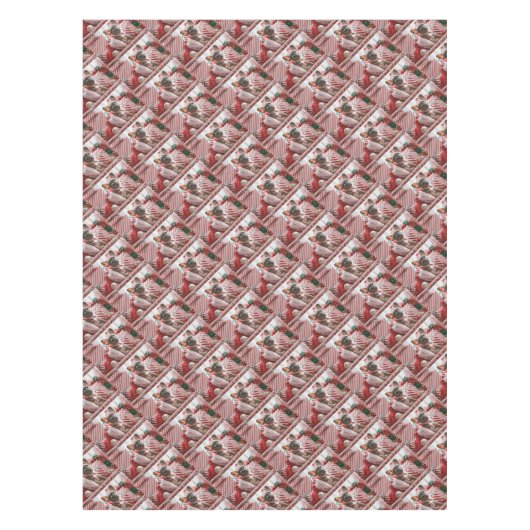 Persoonlijke herhaalde foto tafelkleed (Voorkant)