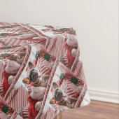 Persoonlijke herhaalde foto tafelkleed (Voorbeeld)