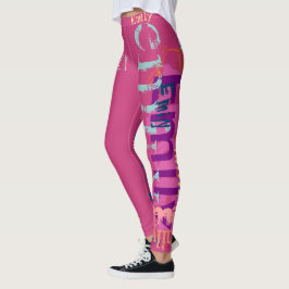 Persoonlijke Herhalingsnaam 5 letters Leggings