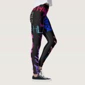 Persoonlijke Herhalingsnaam 6 letters Leggings (Rechts)