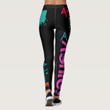 Persoonlijke Herhalingsnaam 6 letters Leggings