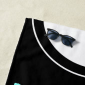 Persoonlijke herhalingsnaam 7 letters Beach Towel Strandlaken (In situ)