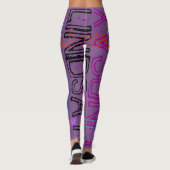 Persoonlijke Herhalingsnaam 7 letters Leggings (Achterkant)