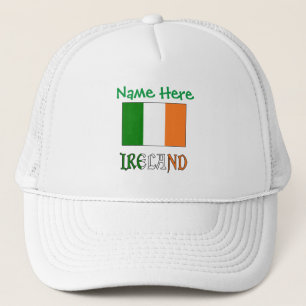 Persoonlijke Heritage Ierland Vlag Trucker Pet