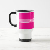 Persoonlijke hete roze reisbeker (Links)
