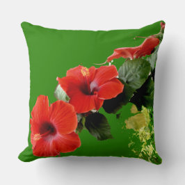 Persoonlijke Hibiscus flower Garden Pillow Kussen
