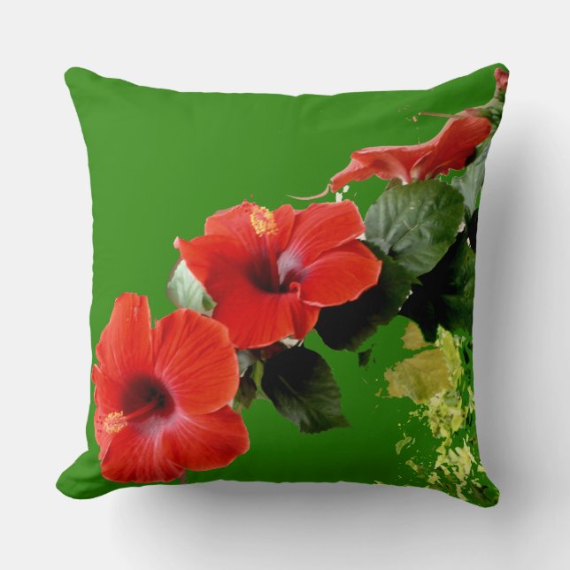 Persoonlijke Hibiscus flower Garden Pillow Kussen