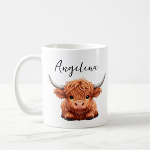 Persoonlijke Highland Koe Schattig Boerderijdier Koffiemok