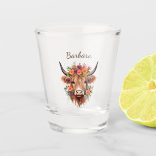 Persoonlijke Highland Koe Shot Glas