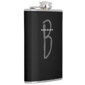Persoonlijke Hip Flask met Monogram voor Mannen 8o Heupfles (Rechts)