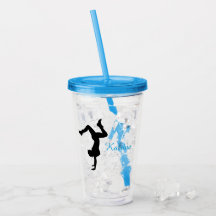Persoonlijke HipHop Dance Silhouette Tumbler