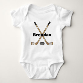 Persoonlijke Hockey Baby Name Baby hockey Romper