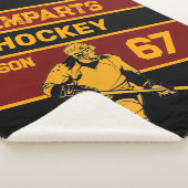 Persoonlijke hockey Blanket Sherpa Deken (3/4)