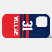 Persoonlijke hockey iPhone Case (Achterkant (horizontaal))
