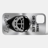 Persoonlijke hockey iPhone Case, iPhone 6S of 6 Case-Mate iPhone Case (Achterkant (horizontaal))
