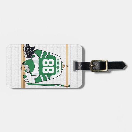 Persoonlijke Hockey Jersey Bagagelabel (Voorkant horizontaal)