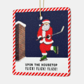 persoonlijke hockey keramisch ornament (Links)