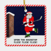 persoonlijke hockey keramisch ornament (Voorkant)