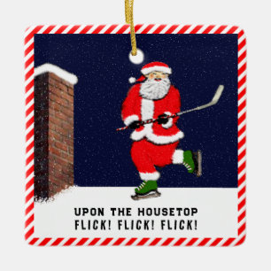 persoonlijke hockey keramisch ornament