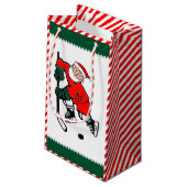 Persoonlijke hockey-kersttas met kleine cadeautjes klein cadeauzakje (Achterkant Gekanteld)