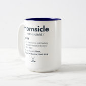 Persoonlijke Hockey Momsicle Mok (Voorkant links)