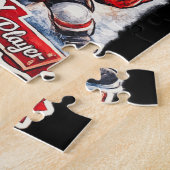 Persoonlijke Hockey MVP Mijn Valentijnspeler Legpuzzel (Zijkant)