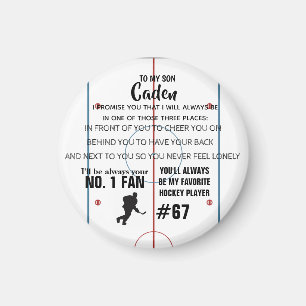 Persoonlijke Hockey NO.1 FAN Magnet