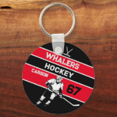Persoonlijke Hockey-Sleutelhanger Sleutelhanger (Voorkant)