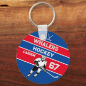 Persoonlijke Hockey-Sleutelhanger Sleutelhanger (Voorkant)