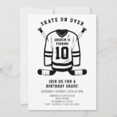 Persoonlijke Hockey Thema Verjaardag Party Uitnodi Kaart (Voorkant)