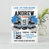 Persoonlijke Hockey Verjaardag Uitnodiging (Staand voorkant)