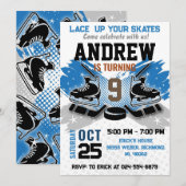 Persoonlijke Hockey Verjaardag Uitnodiging (Voorkant / Achterkant)