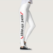 Persoonlijke Hoge Hak Quote Leggings (Rechts)