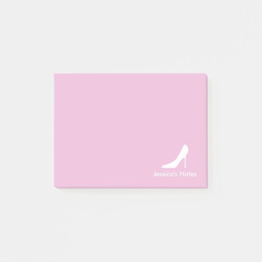 Persoonlijke hoge hak schoen mode Post-it® notitie Notes (Voorkant)