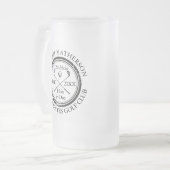 Persoonlijke 'Hole in One' voor Golfers Matglas Bierpul (Voorkant links)