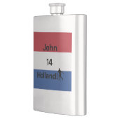 Persoonlijke Holland Vlag Voetbal Geest Flacon (Links)