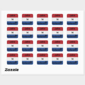 Persoonlijke Holland Vlag Voetbal Sticker (Vel)