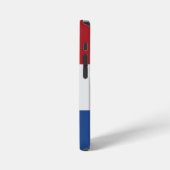 Persoonlijke Holland Vlag Voetbal Trotsheid iPhone Hoesje (Linkerkant)