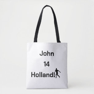 Persoonlijke Holland Voetbal Atletische Geest Tote Bag