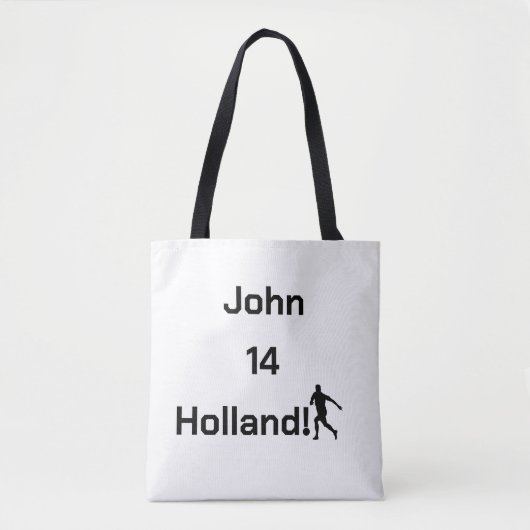 Persoonlijke Holland Voetbal Atletische Geest Tote Bag (Voorkant)