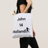 Persoonlijke Holland Voetbal Atletische Geest Tote Bag (Dichtbij)