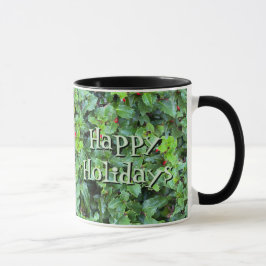 Persoonlijke Holly Berry Kerst Vakantie Geschenk M Mok