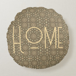 Persoonlijke Home Sunburst Rond Kussen