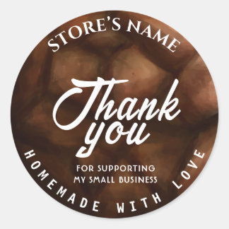 Persoonlijke Homemade Bakery Classic Round Sticker