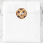 Persoonlijke Homemade Bakery Classic Round Sticker (Tas)